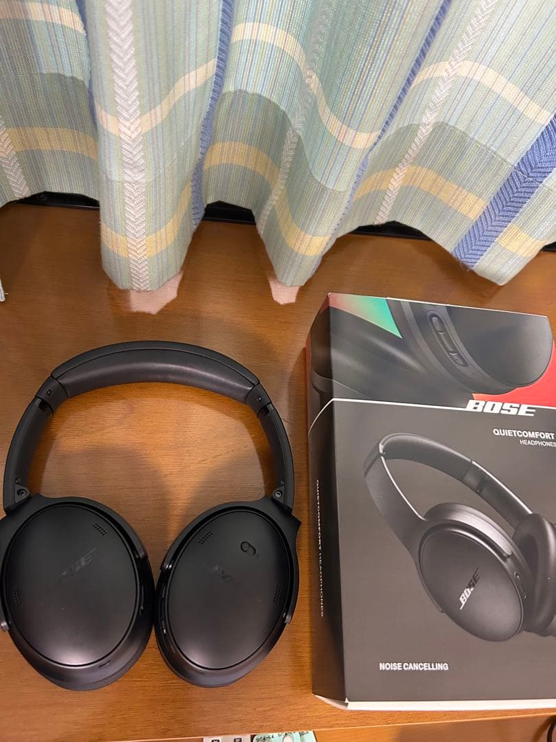 Bose QuietComfort headphones と6.35変換プラグ