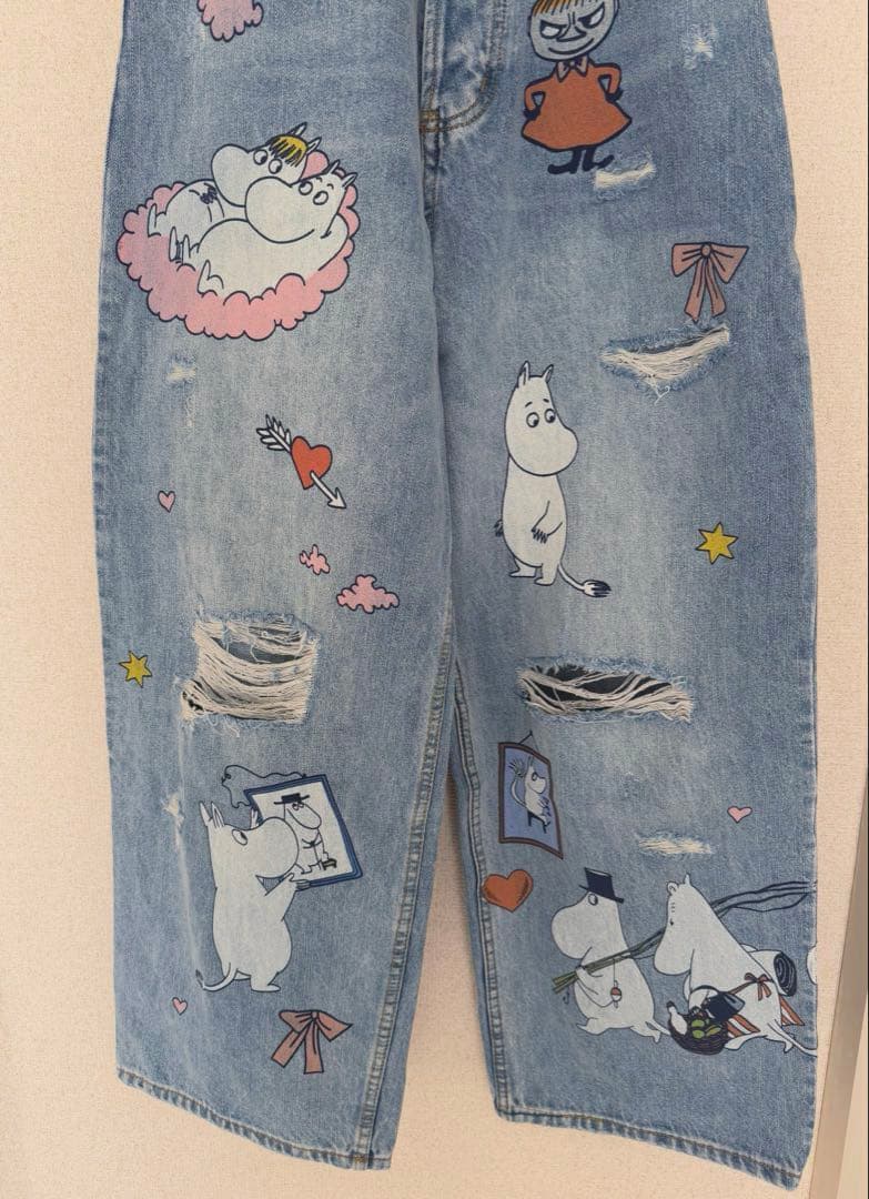 ラ*ん様 最高品質　スーパーバギー　フィット　ジーンズ　S 定価12万