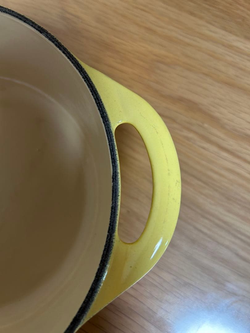 Chieko様 LE CREUSET ル・クルーゼ　18センチ　両手鍋　イエロー