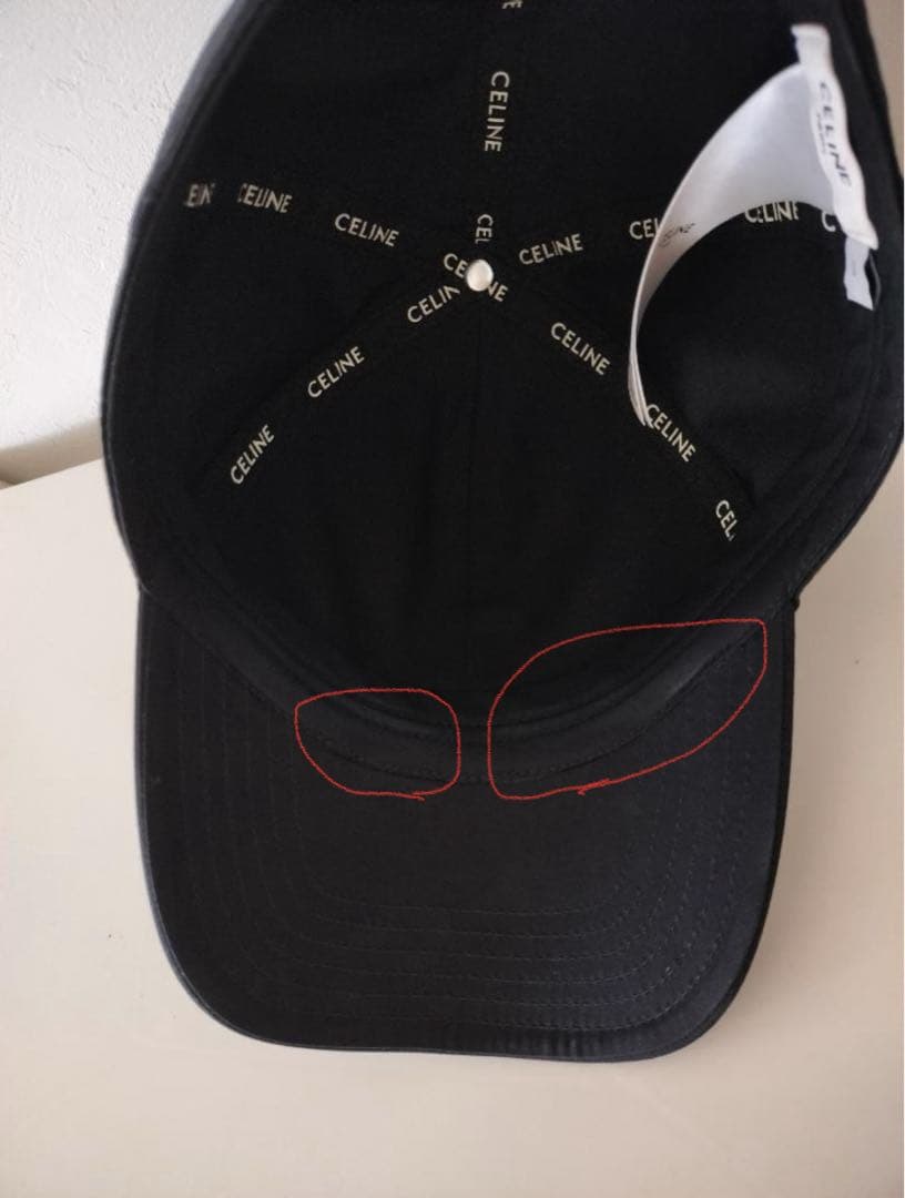 【YURI♡】CELINE 黒 ベースボールキャップ L