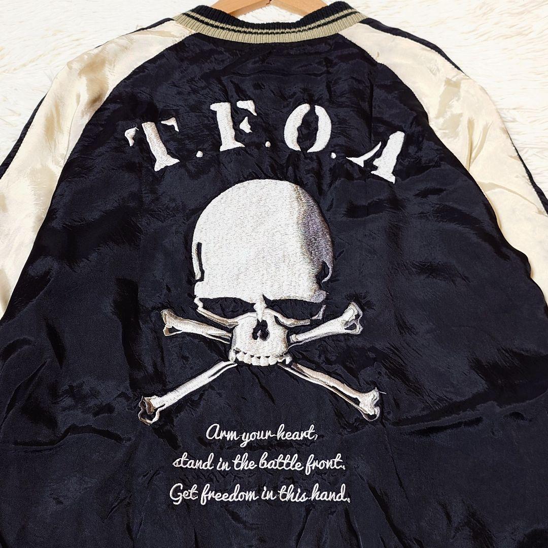 希少 クローズワースト 高橋ヒロシ【XL】TFOA スカジャン スカル 刺繍 黒