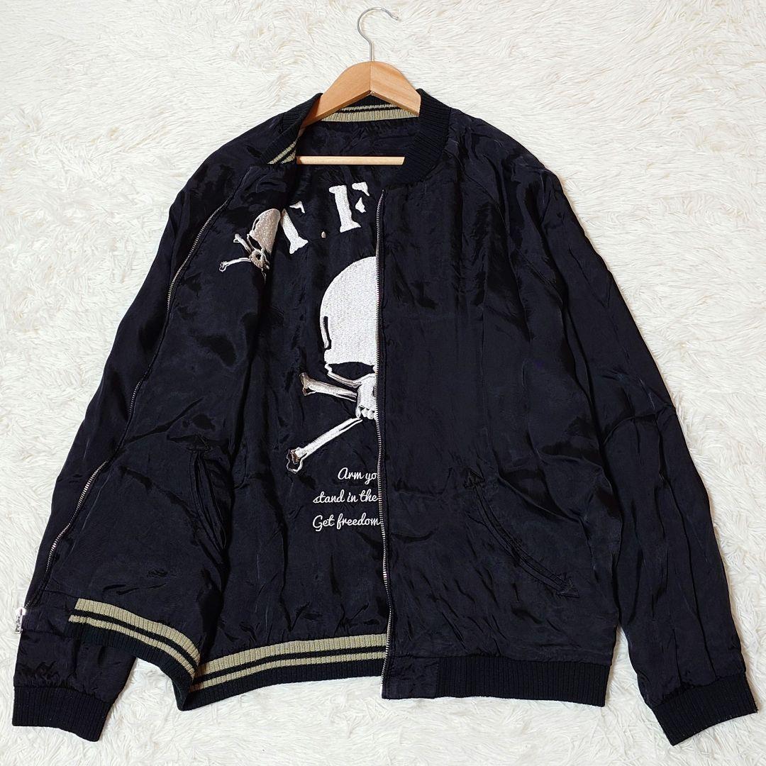 希少 クローズワースト 高橋ヒロシ【XL】TFOA スカジャン スカル 刺繍 黒