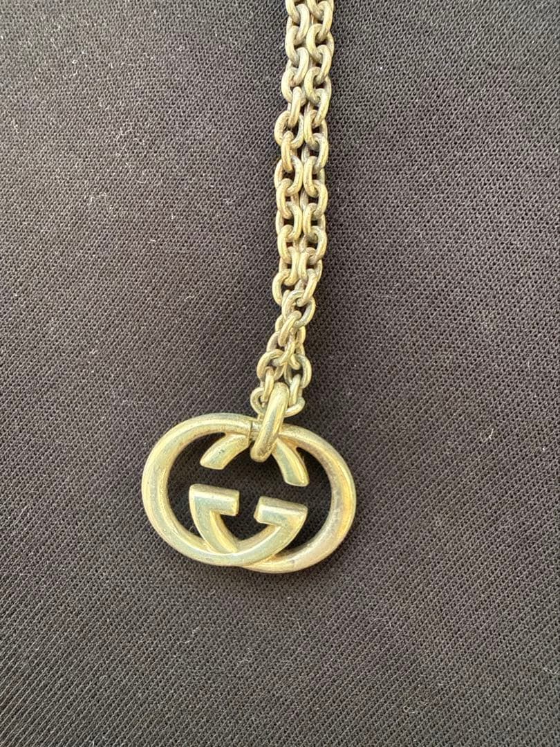 GUCCI ダブルGロゴ ネックレス シルバー