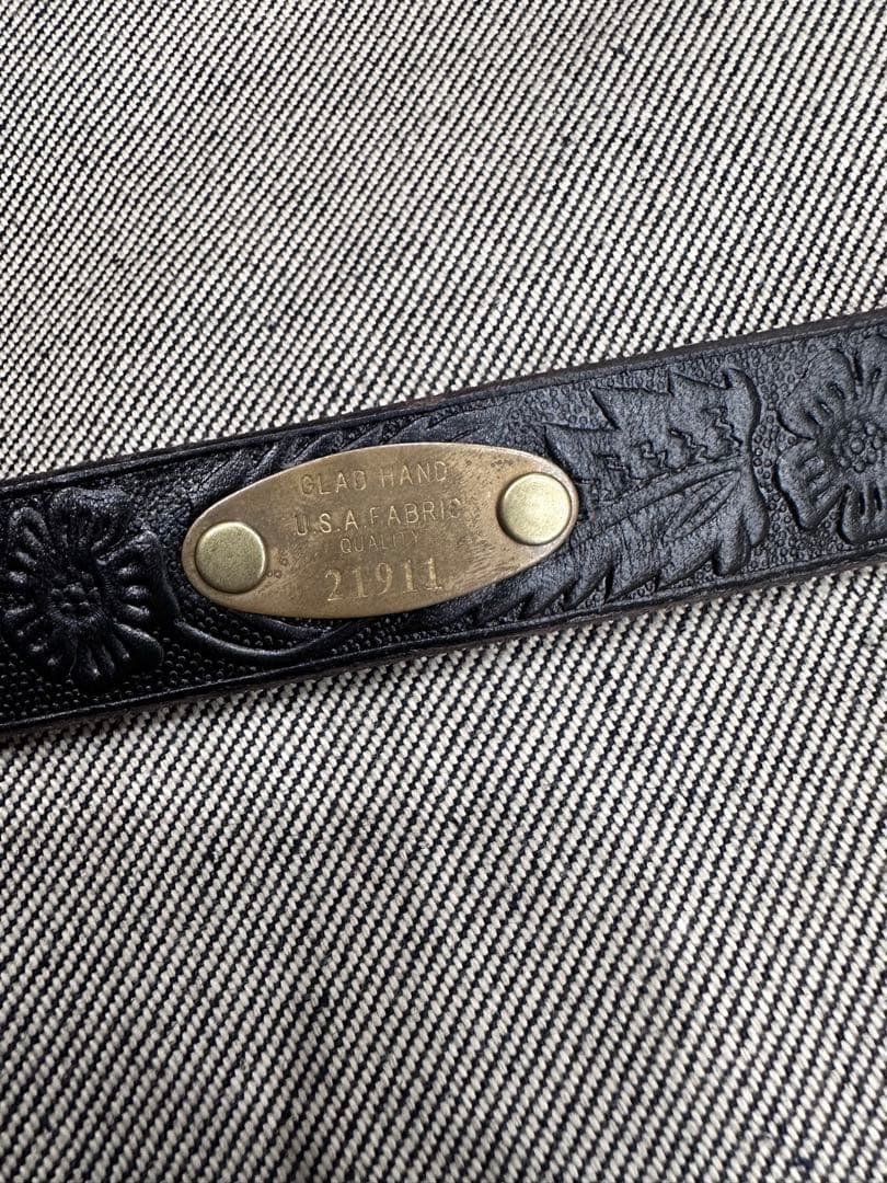 GLAD HAND × HTC \"EMBOSS FLOWER\" ウエスタンベルト