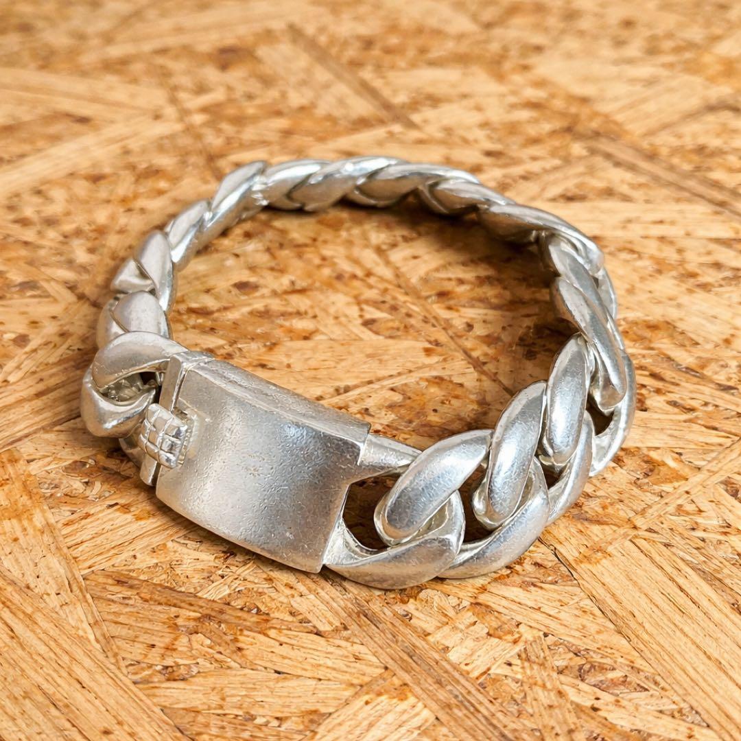 シルバーブレスレット シルバーチェーン 喜平