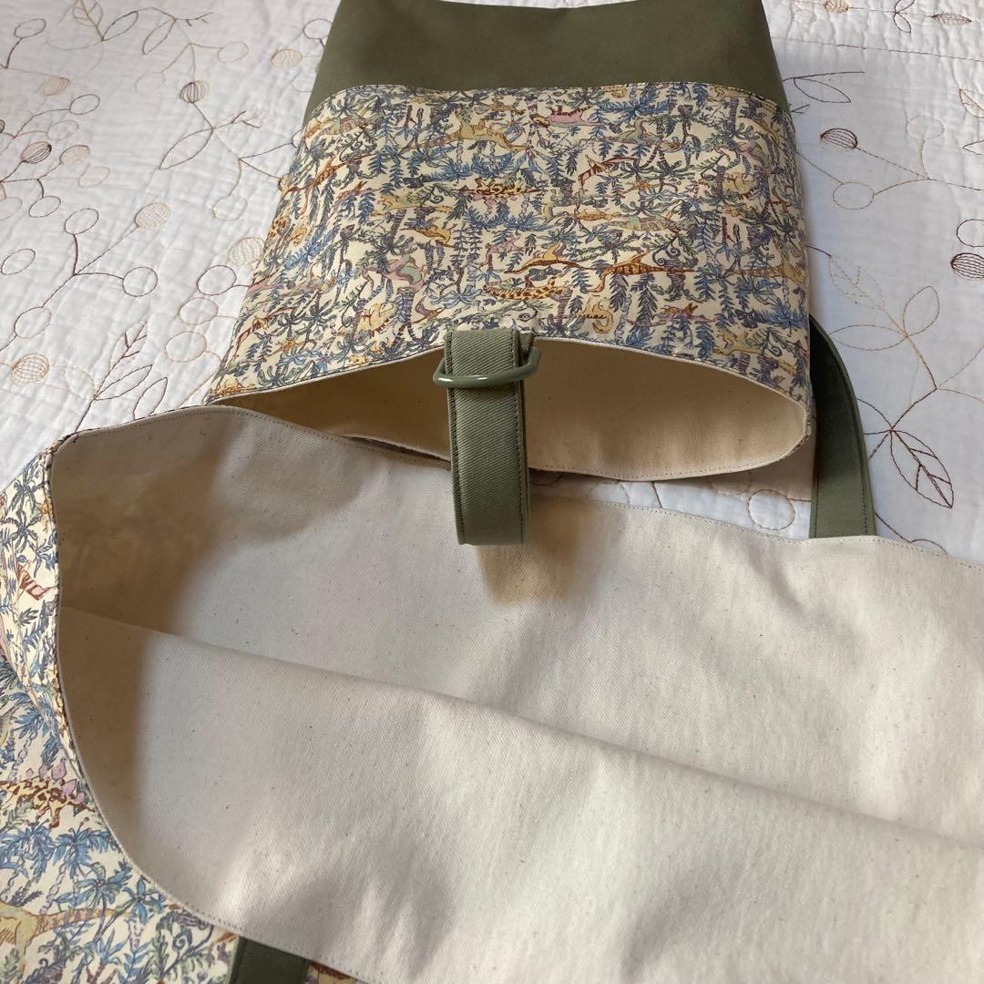 リバティ　ランブルアンドロアー　入園入学3点セット　手提げ袋　上靴入れ　体操着袋