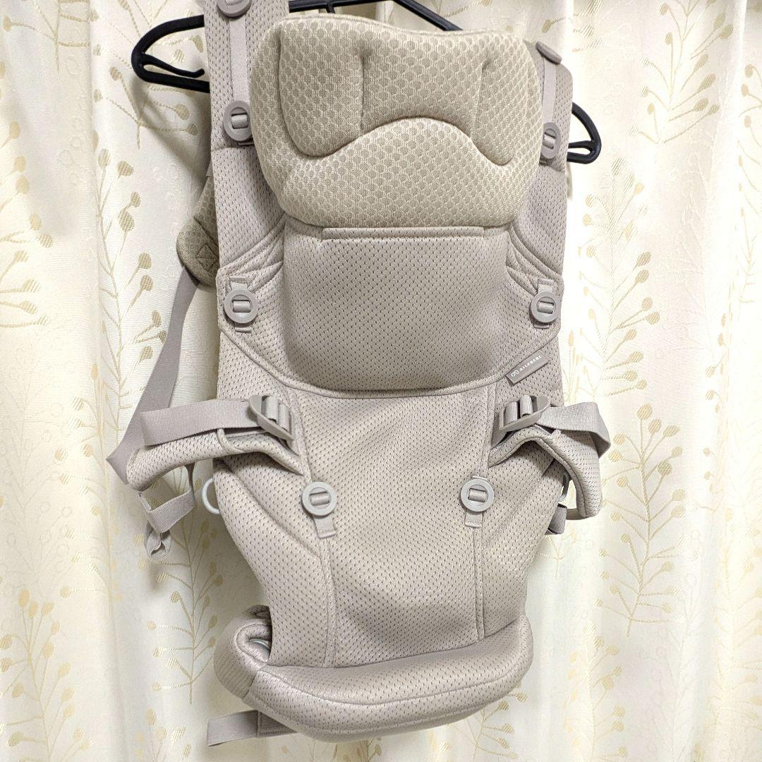 【ソエ】使用3回　エールベベ　ベビーキャリア　03 アッシュベージュ