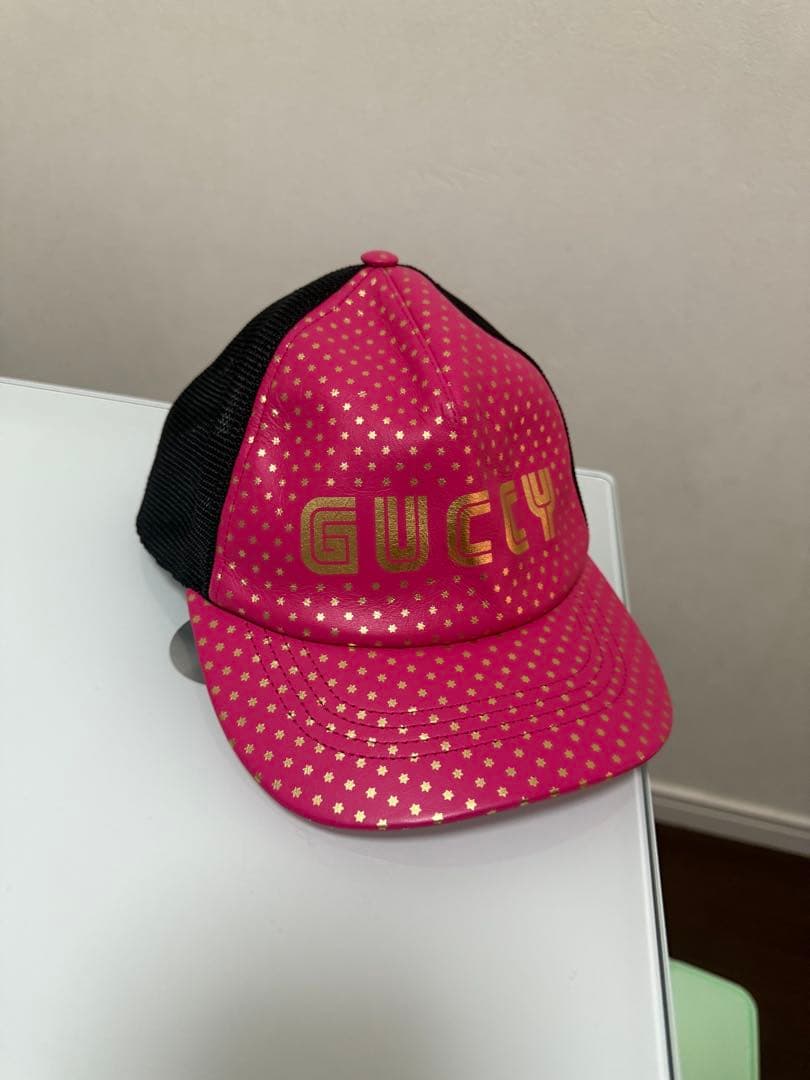GUCCI ピンク キャップ 希少