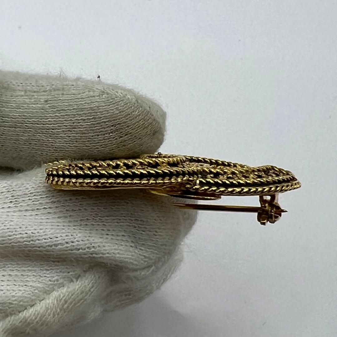 【未使用に近い/箱付き】シャネル ブローチ ココマーク ヴィンテージ 1109