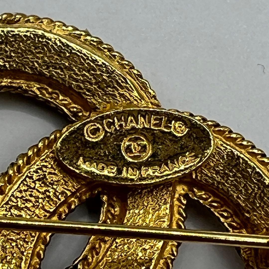 【未使用に近い/箱付き】シャネル ブローチ ココマーク ヴィンテージ 1109