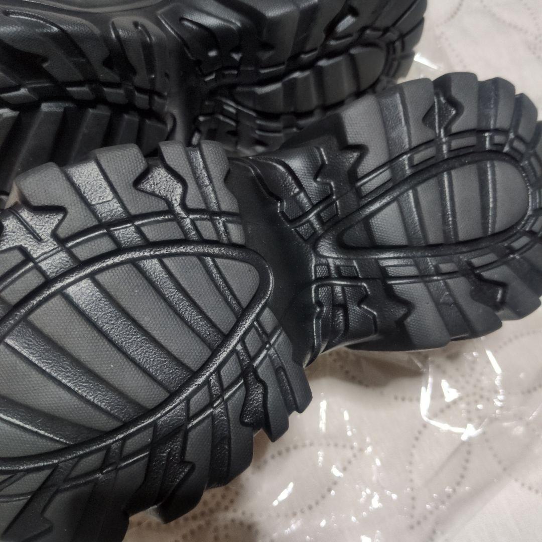 RANDA　ボリュームソールスニーカーライクローファー　ブラック　小さいサイズ