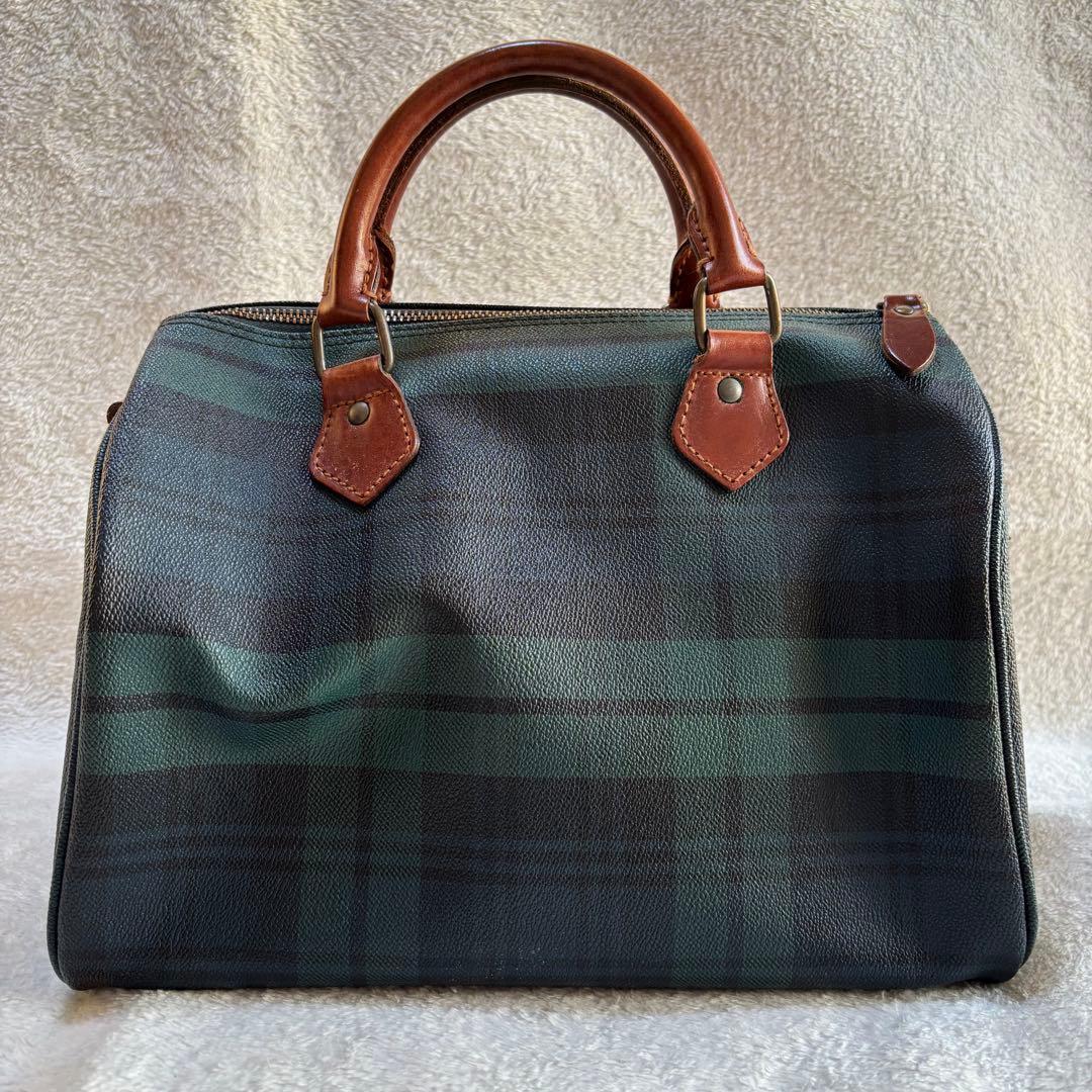 ✨️美品✨️ ポロラルフローレン ミニボストンバッグ PVCレザー グリーン