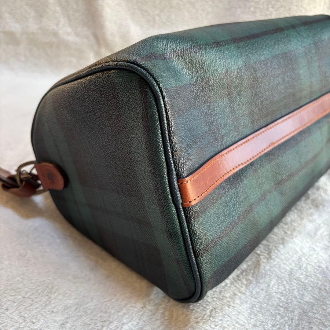 ✨️美品✨️ ポロラルフローレン ミニボストンバッグ PVCレザー グリーン