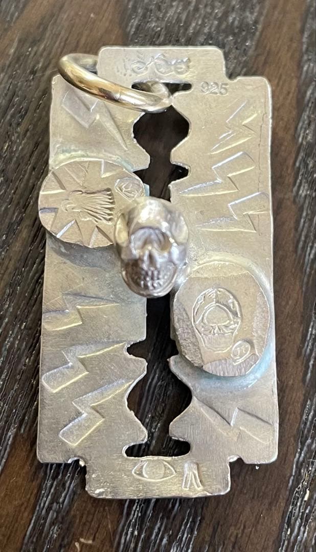 ストップライト カミソリトップ　シルバーミニスカル カスタム