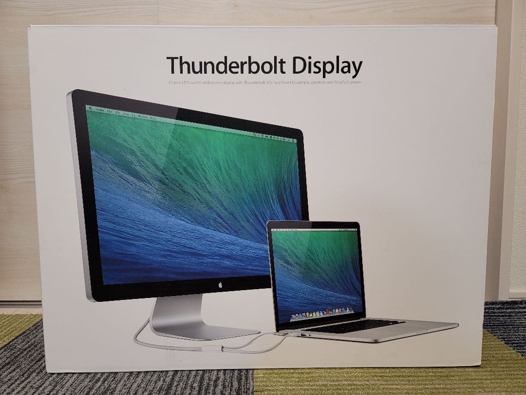 美品 Apple ThunderboltDisplay 27インチA1407