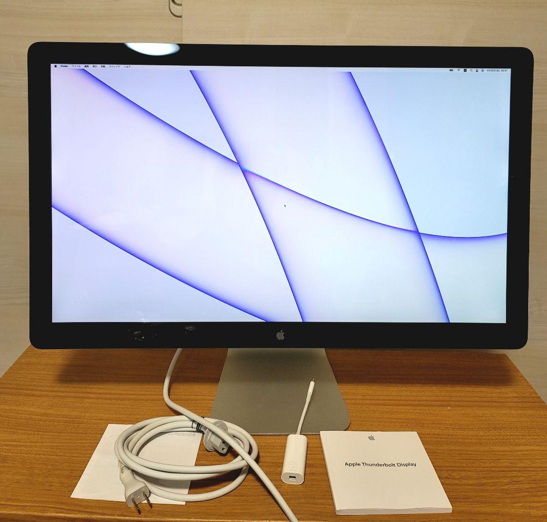 美品 Apple ThunderboltDisplay 27インチA1407