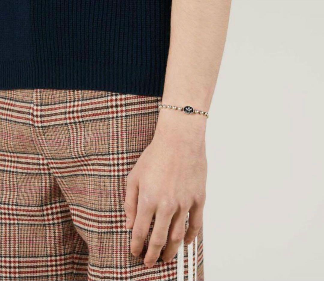 【美品✨】GUCCI × adidas シルバー925 ブレスレット 18号