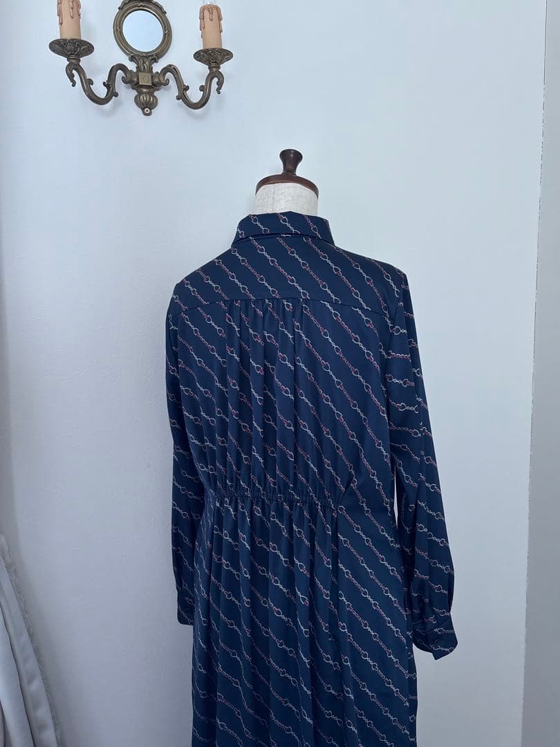 2024マッキントッシュロンドン　ビットプリントワンピース 38 ¥75,900