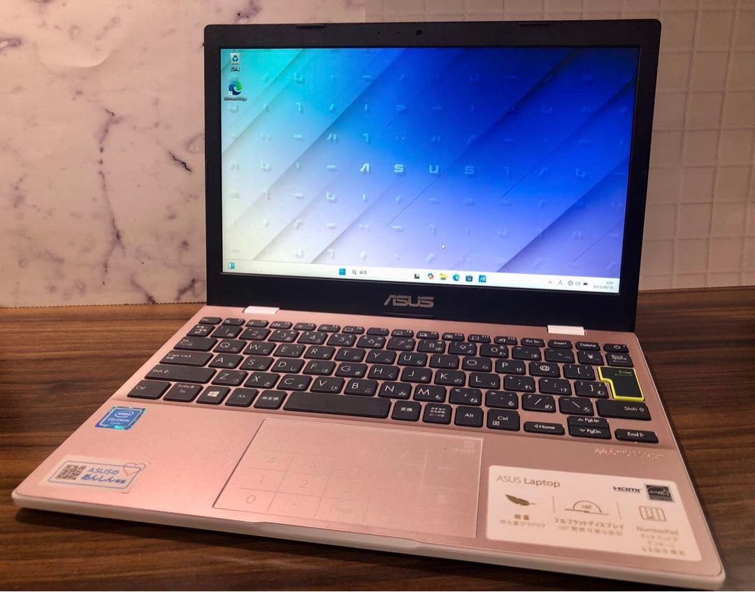 ASUS ノートパソコン E210MA-GJ002P ※初期化再インストール済