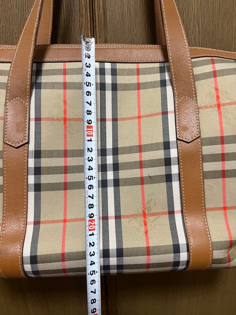 Burberry チェック柄 トートバッグ　ノバチェック　ヴィンテージ