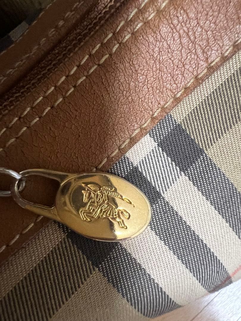 Burberry チェック柄 トートバッグ　ノバチェック　ヴィンテージ