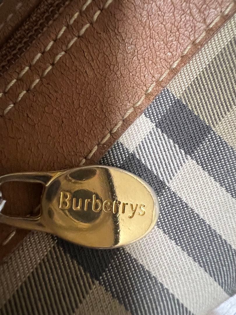 Burberry チェック柄 トートバッグ　ノバチェック　ヴィンテージ