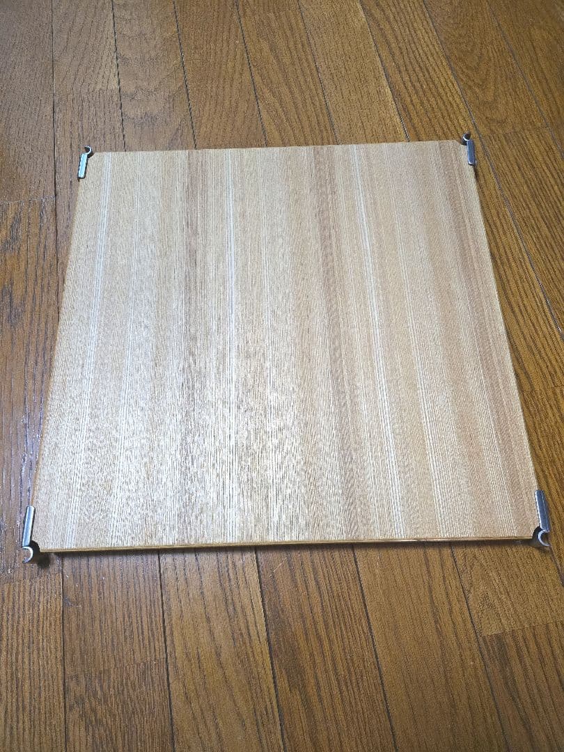 無印良品　帆立　 ステンレスユニットシェルフ　 オーク材 追加棚板3枚