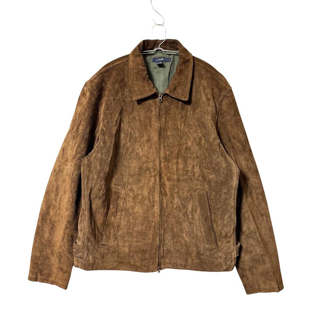 00s J.CREW ジェイクルー スウェード レザージャケット ブルゾン