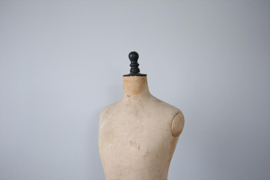 フランスアンティーク◇レディーストルソー/女性ボディ/マネキン/人形(86-40