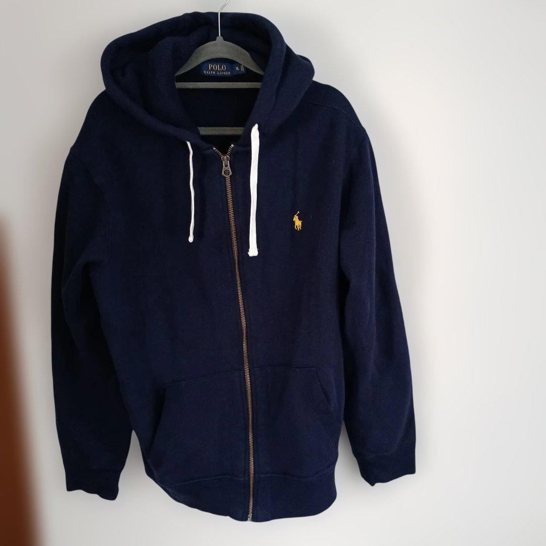 美品　Polo Ralph Lauren ネイビー　フルジップパーカー XL