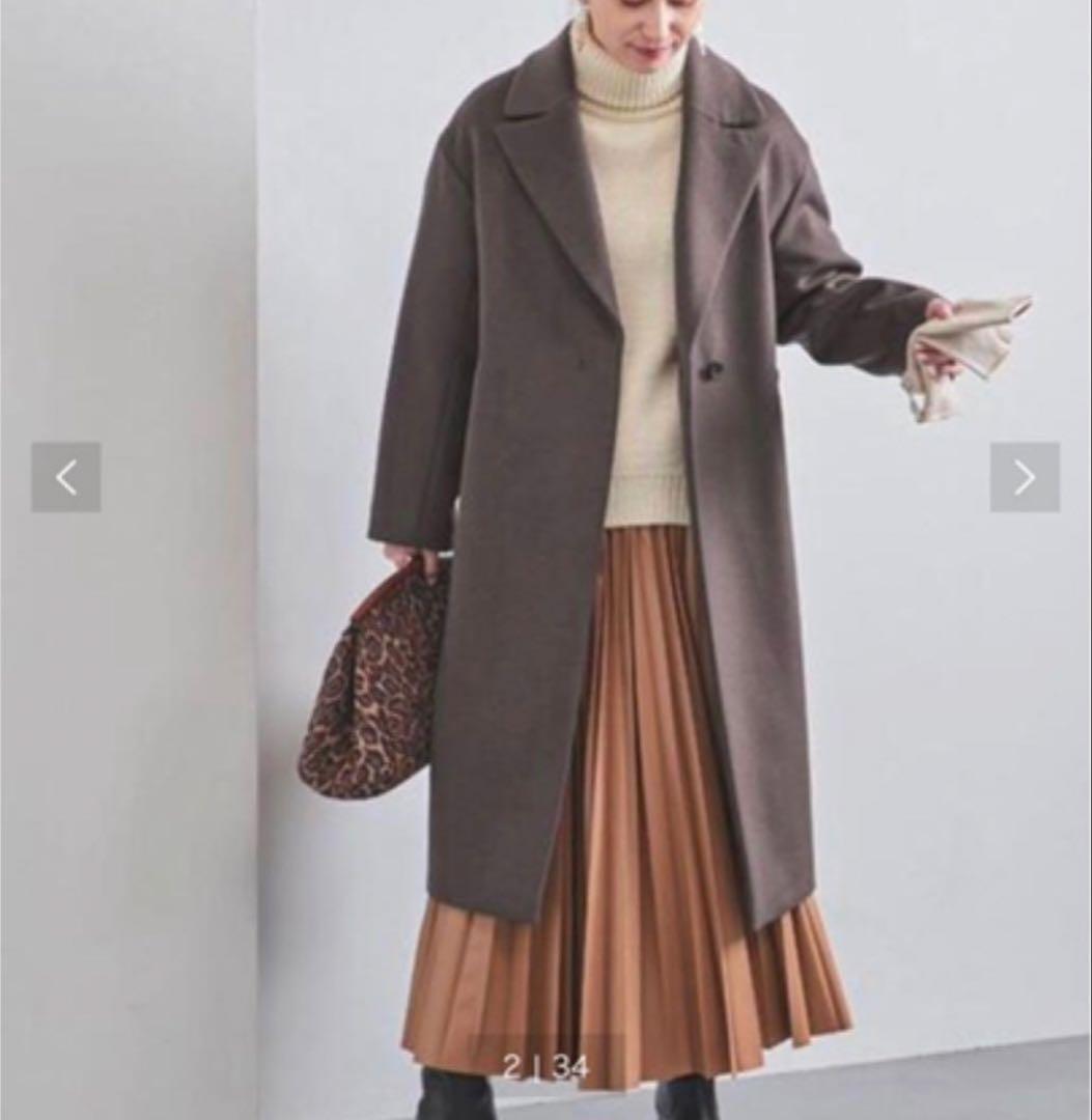 極美品【UNITED ARROWS】BIGテーラードコート MOCA