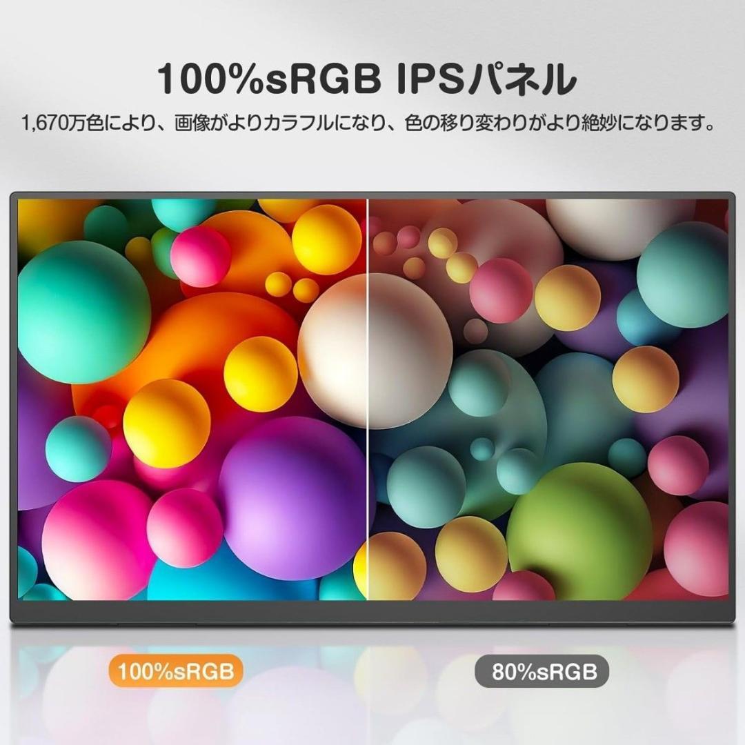 Newsoul モバイルモニター 23.8インチモバイルディスプレイ 120HZ