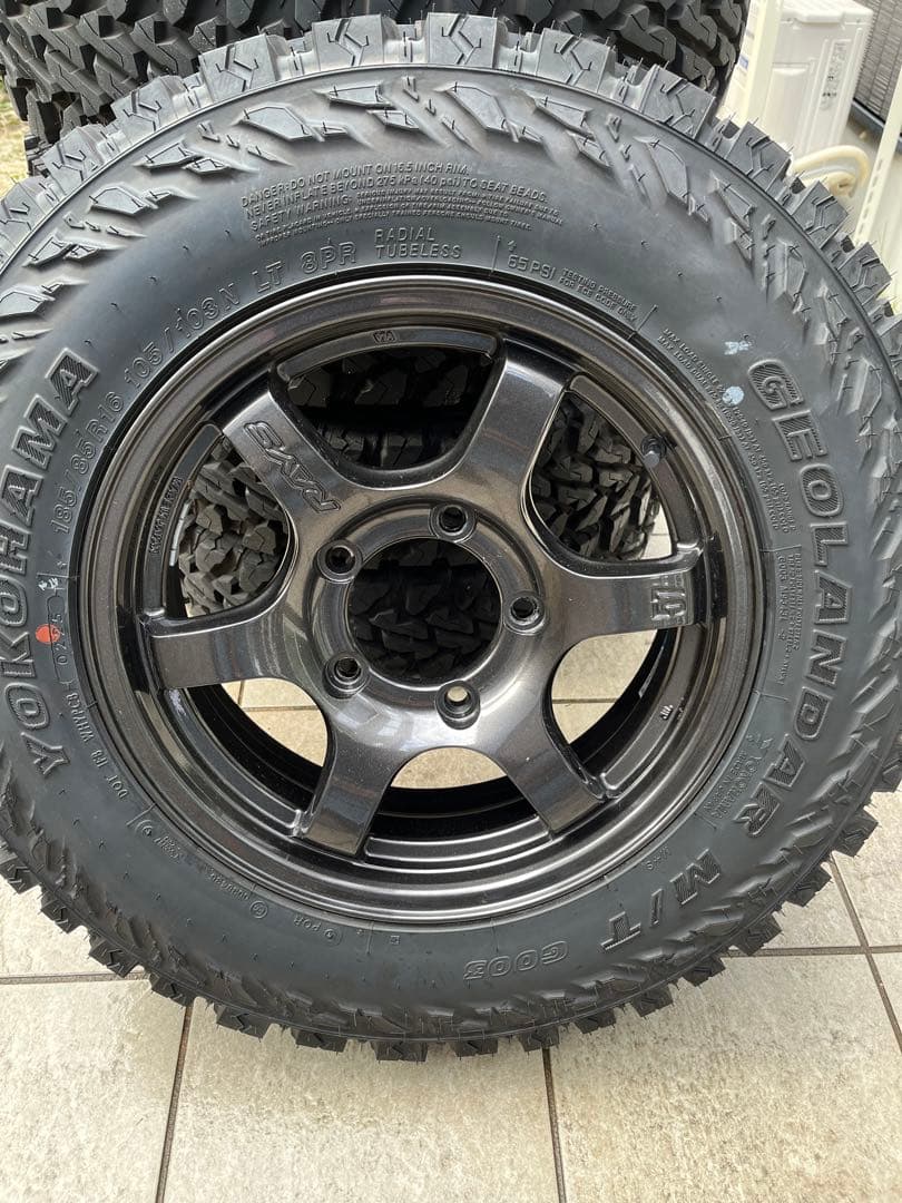 ５本セット　走行5000キロバリ溝　レイズ タイヤ・ホイールセット　JB64