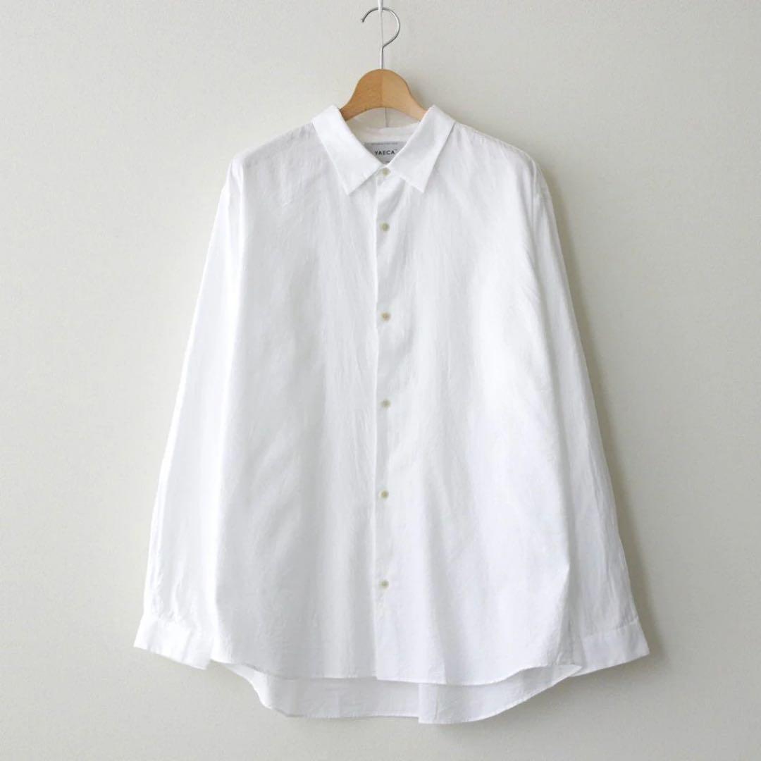 【新品】YAECA BUTTON SHIRT WIDE 白　Mサイズ