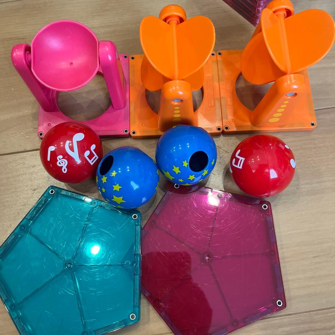 【限定値下げ】ピタゴラスボールコースターＤＸ　ボールコースターどうぶつえんセット