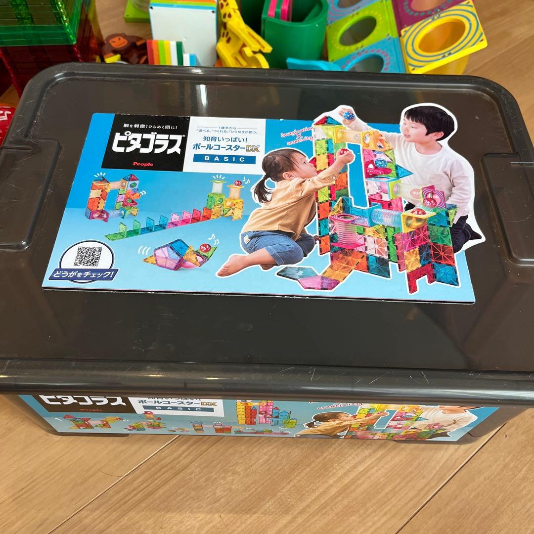 【限定値下げ】ピタゴラスボールコースターＤＸ　ボールコースターどうぶつえんセット