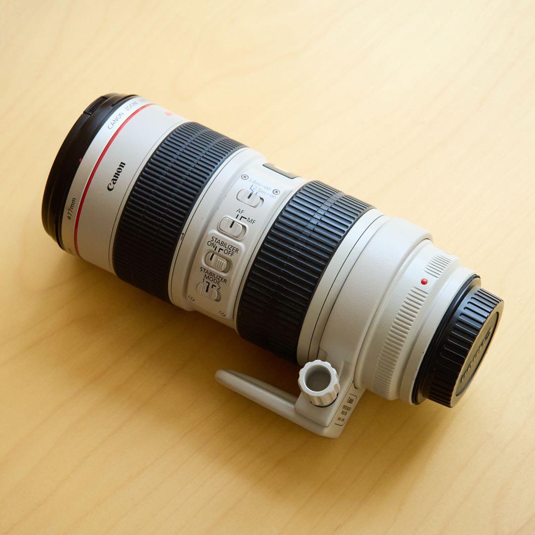 EF70-200mm F2.8L IS USM レンズ ＊フード/ケース付