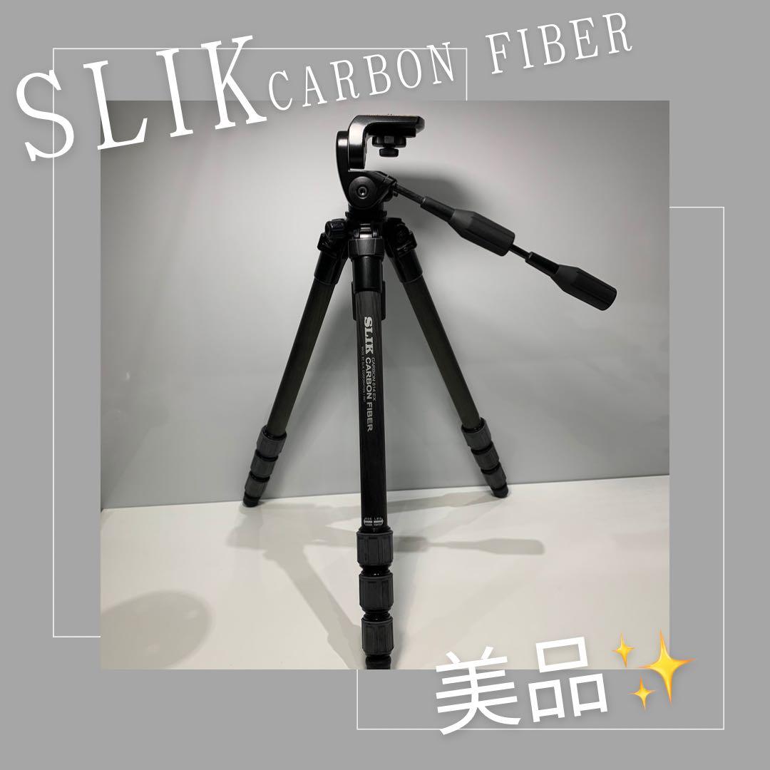 スリック カメラ三脚 SLIKカーボン 814EX 4段