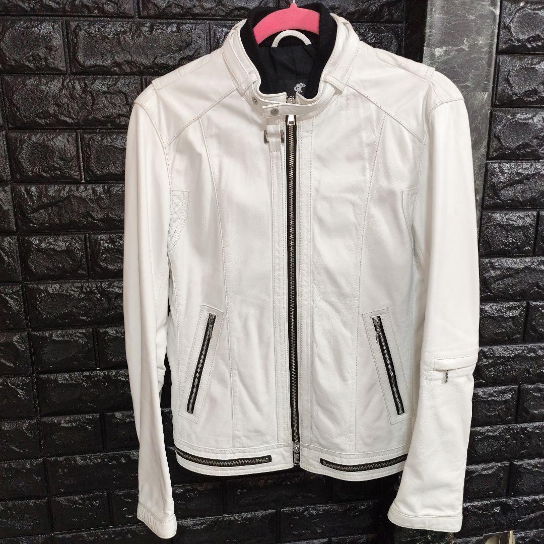 希少カラー　ラブレス　ラムレザー　シングルジャケット　サイズ　M