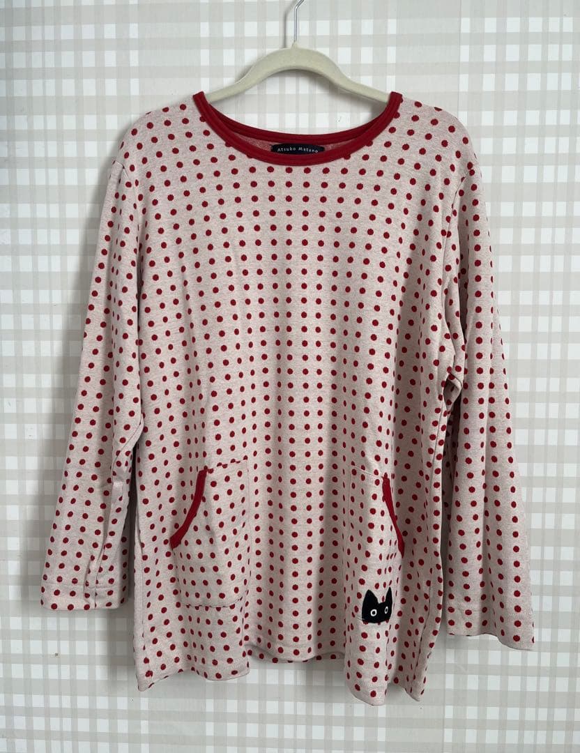 【新品未使用】マタノアツコ　ワコールパジャマ 綿100％ 長袖秋冬Lサイズかぶり