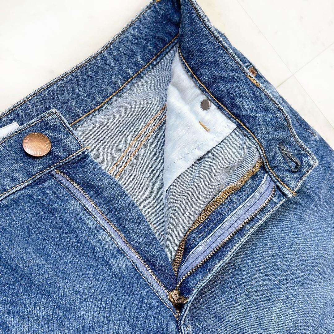 24SS 大きいサイズ 23区 デニム ストレッチワイドパンツ 店舗限定品 48