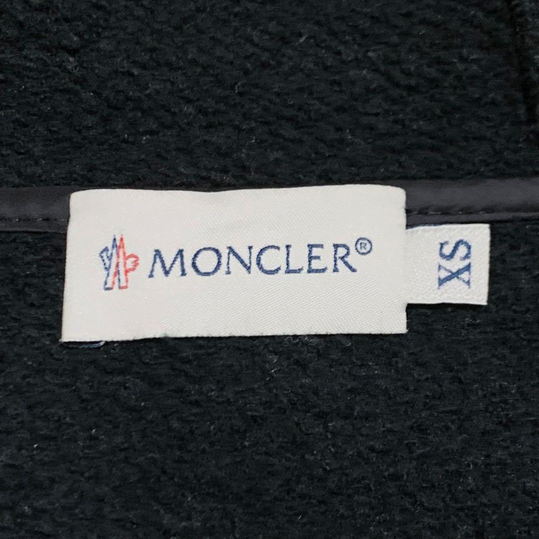 【美品】モンクレール MAGLIA CARDIGAN ハイブリッド 黒 XS