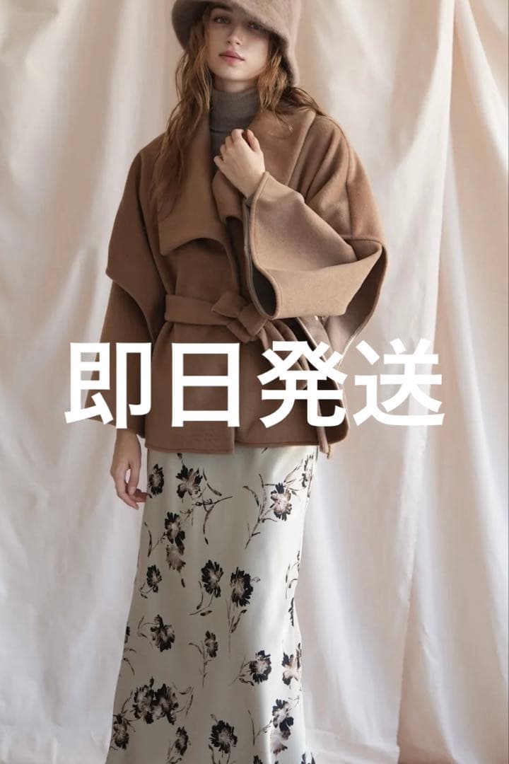 ジャケット・アウター acka flare cape coat