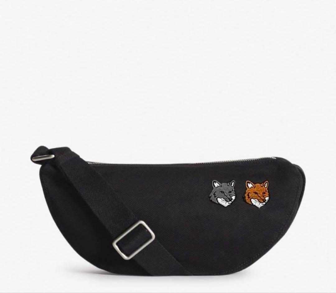 バッグ [adavy] DOUBLE BOLD FOX HEAD BUMBAG