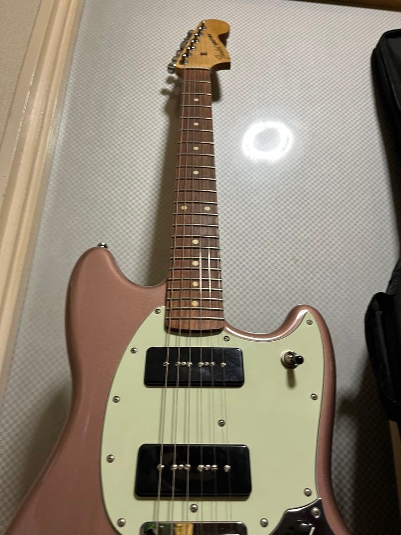 美品/ FENDER Mustang P90, Burgundy ムスタング