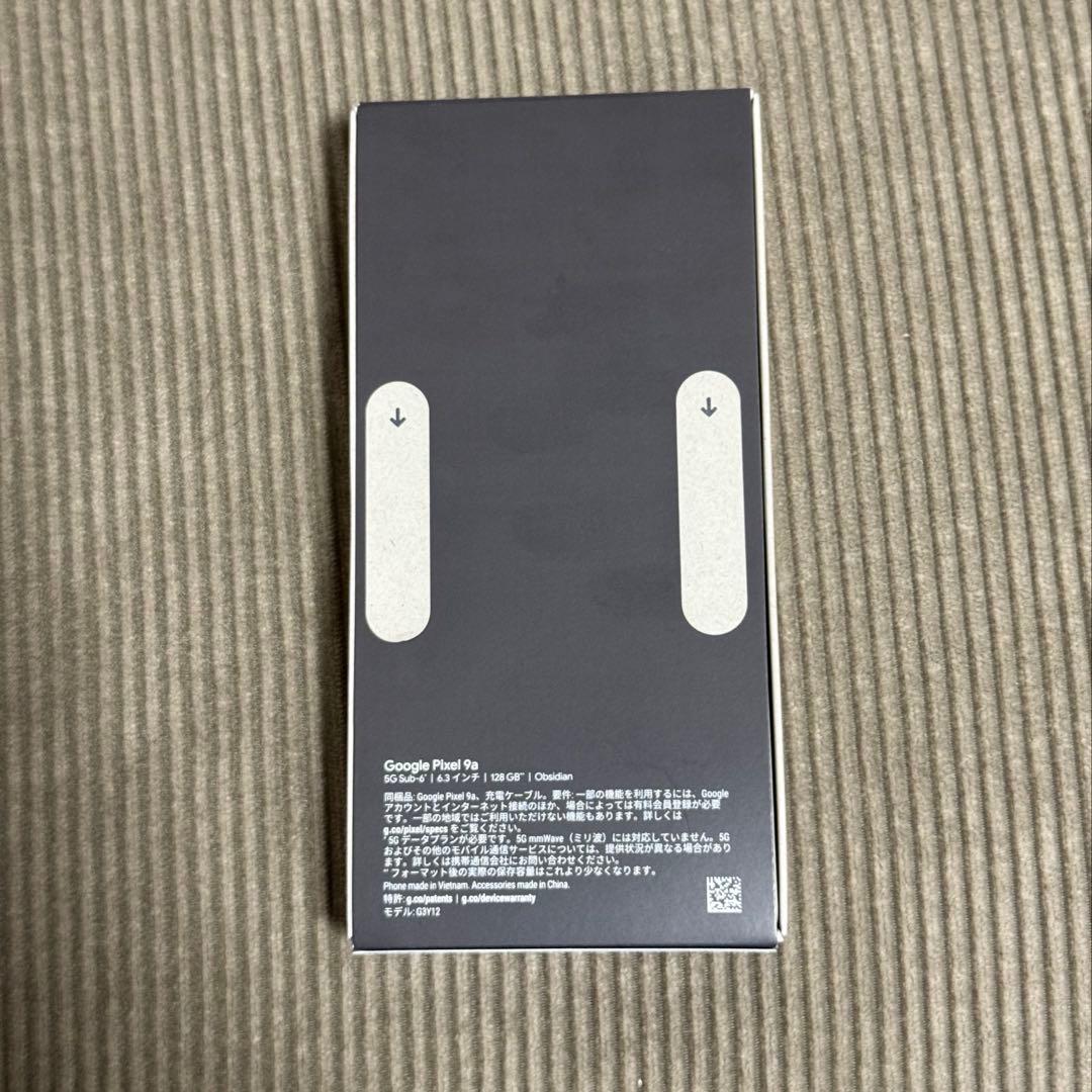 【新品未開封】Google Pixel 9a Obsidian