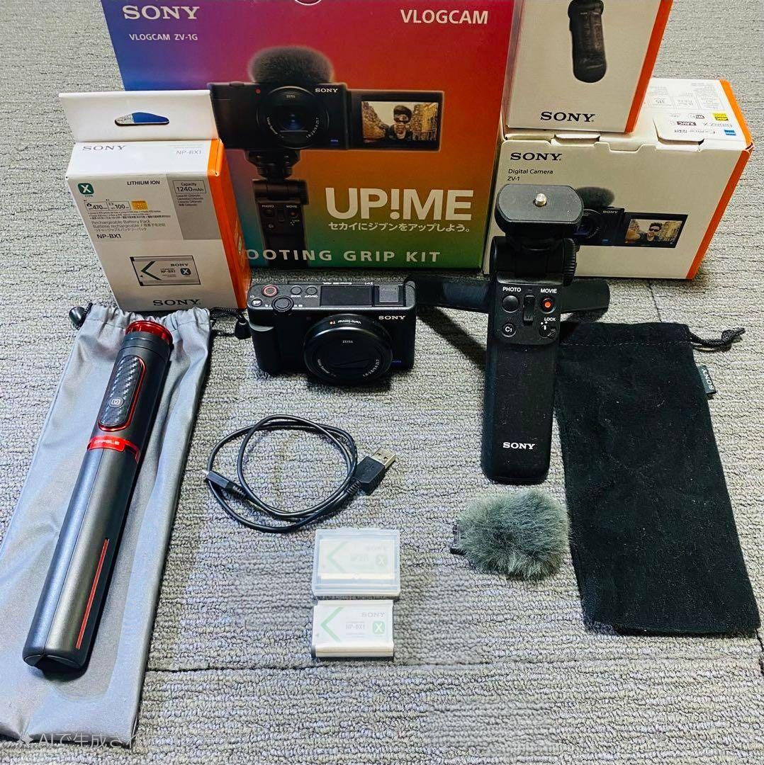 ［美品］SONY VLOGCAM ZV-1G シューティンググリップキット