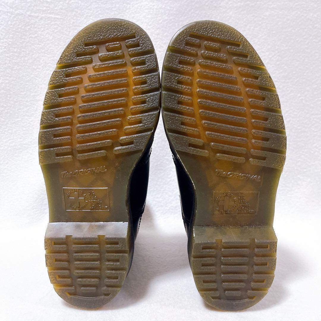 レア ドクターマーチン サイドゴア 黒 レザー ドッキング チェルシー ステッチ