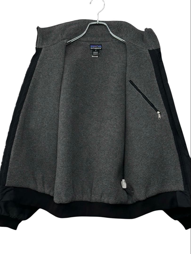 02年製 patagonia シェルドシンチラ 黒 × 灰 S 美品 ブラック