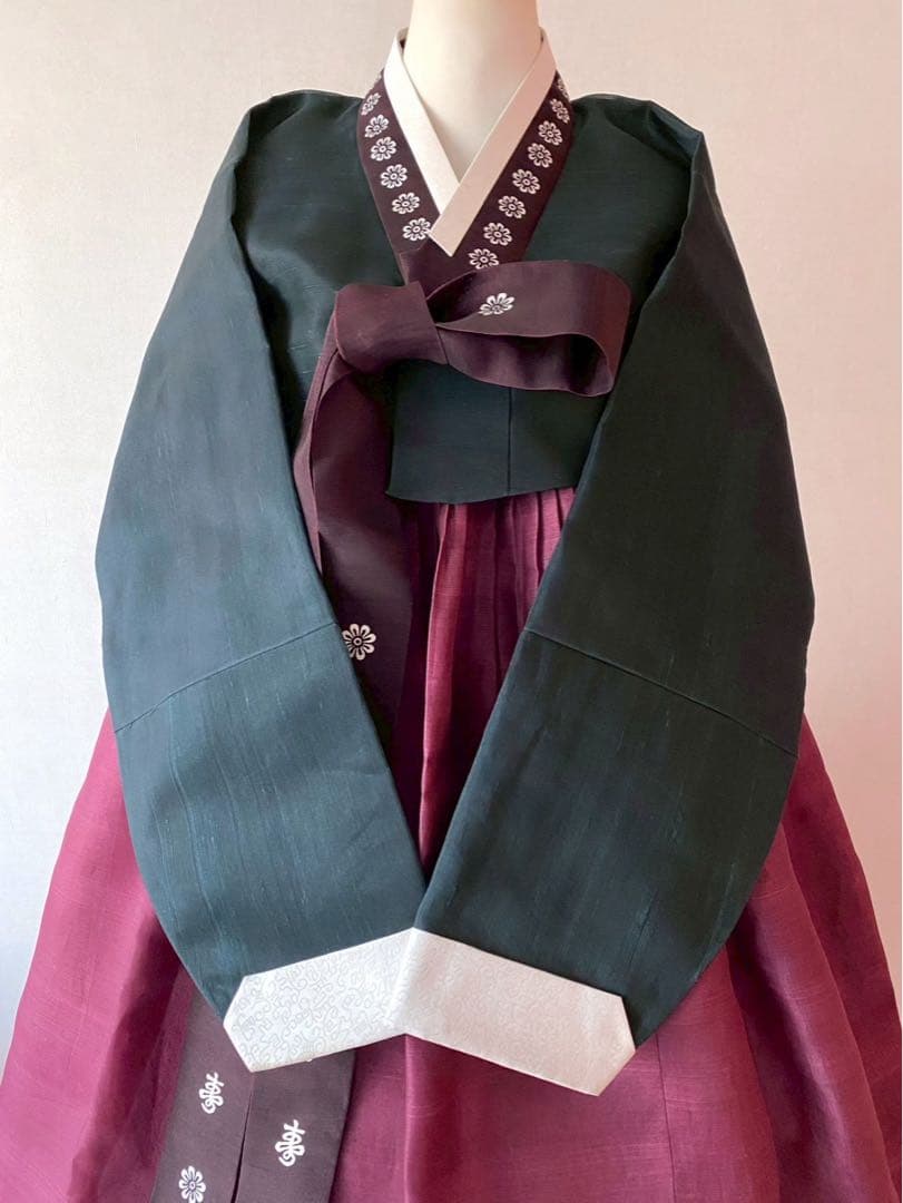 チマチョゴリ 入手困難 美品 天然染色ハンボク 高級名家仕立て